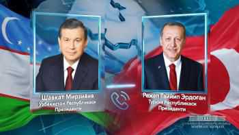 Мирзиёев пригласил Эрдогана посетить Узбекистан