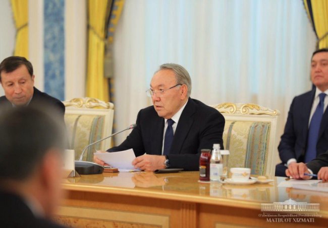 Назарбаев вел разговор о политике Мирзиёева с другими Президентами