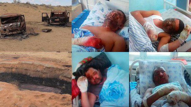 Воры, укравшие топливо сгорели в Бухаре (фото 18+)