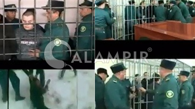 В Самарканде во время суда известной преступной группировки обвиняемые подняли бунт (видео)