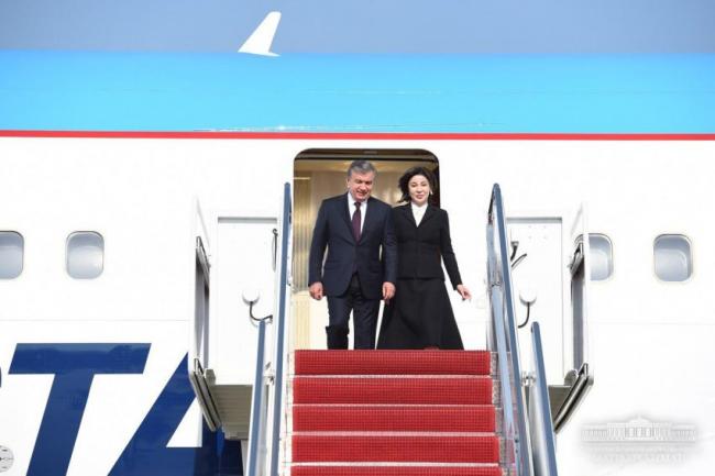 Как встретили Мирзиёева и Первую леди Узбекистана в США? (фоторепортаж)