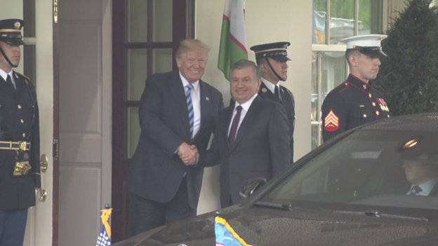 В Белом доме Мирзиёев встретился с Трампом