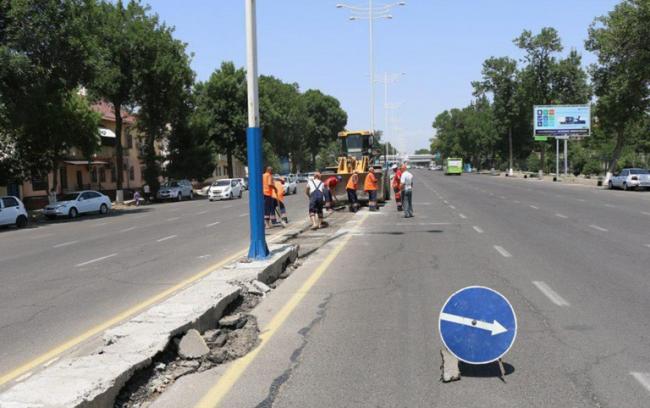 В Ташкенте восстановлен еще один перекресток