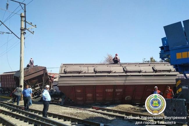Названа причина инцидента с грузовым поездом в Ташкенте