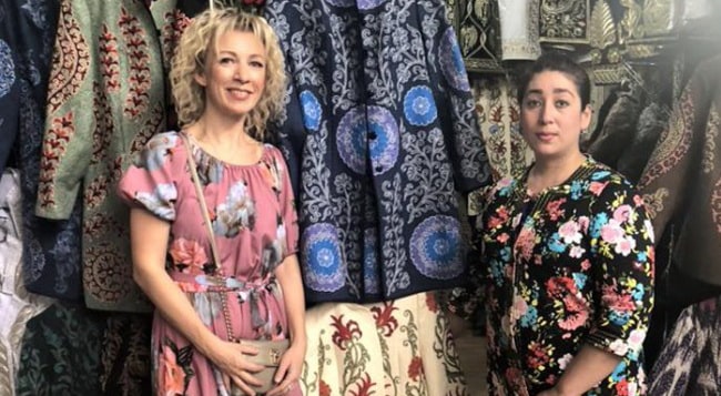 Мария Захарова побывала на одном из рынков Ташкента