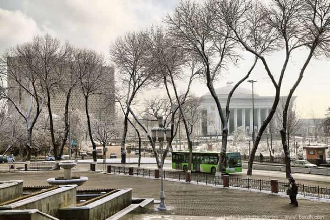 В Узбекистане на следующей неделе ожидается снег и похолодание