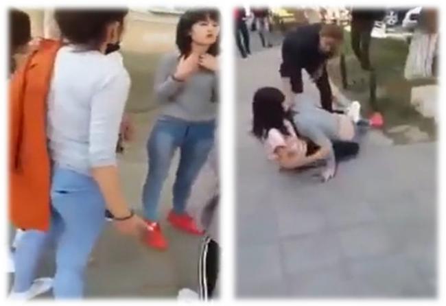 Видео: В Самарканде девушки устроили массовую драку