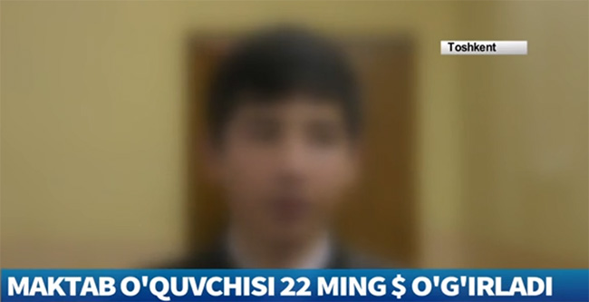В Ташкенте школьники украли почти $22.000 и растратили их на развлечения