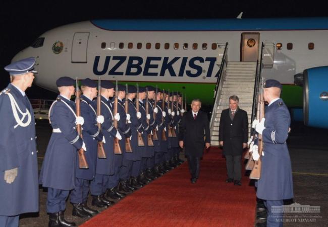 Шавкат Мирзиёев прибыл в Берлин