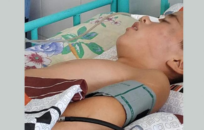 В Хорезме спустя 4 месяца комы школьник, избитый своим тренером, пришёл в себя