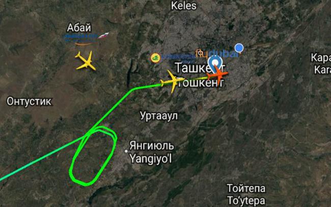 Из-за землетрясения два рейса не смогли приземлиться в аэропорту Ташкента