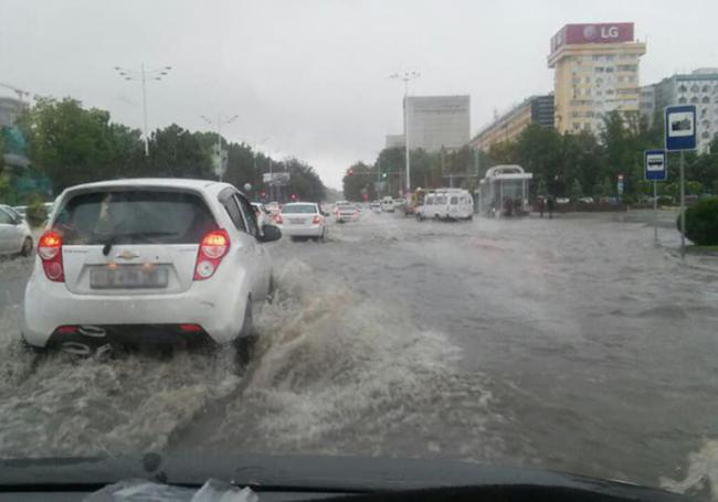 Фото: Ташкент вновь затопило