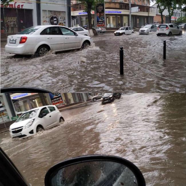 Фото: Ташкент вновь затопило