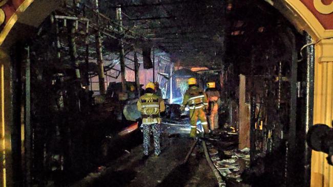 В Ташкенте накануне вечером сгорели сразу два кафе