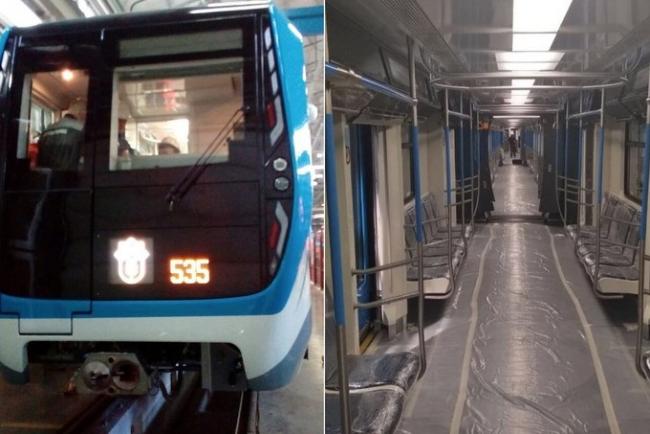 Опубликованы фотографии новых составов, которые поставят для ташкентского кольцевого метро