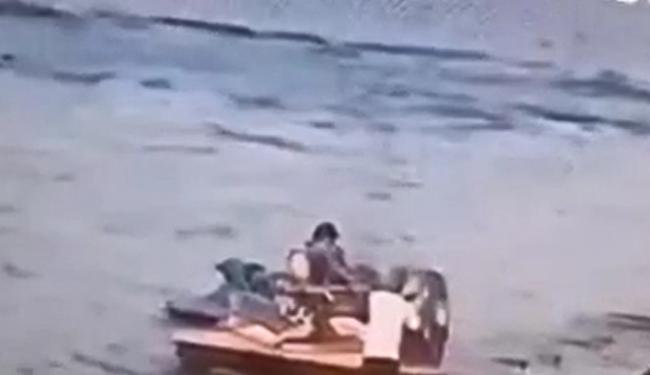 Видео: В Чарваке взорвался скутер с отдыхающим