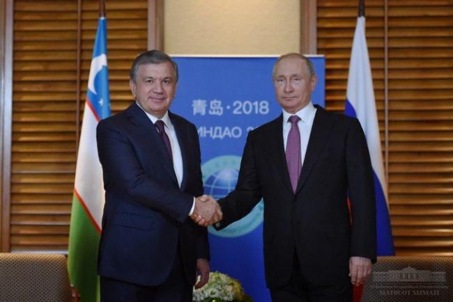 Владимир Путин поздравил Президента Узбекистана