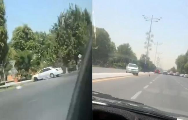 Видео: В Ташкенте водители Lacetti устроили гонку по встречной полосе