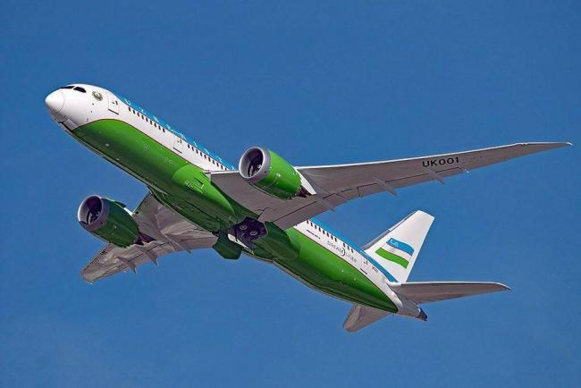 В сети появилось фото нового самолета Президента Узбекистана