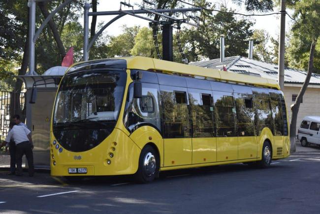 Первый в Ташкенте электробус выйдет на обслуживание пассажиров на следующей неделе