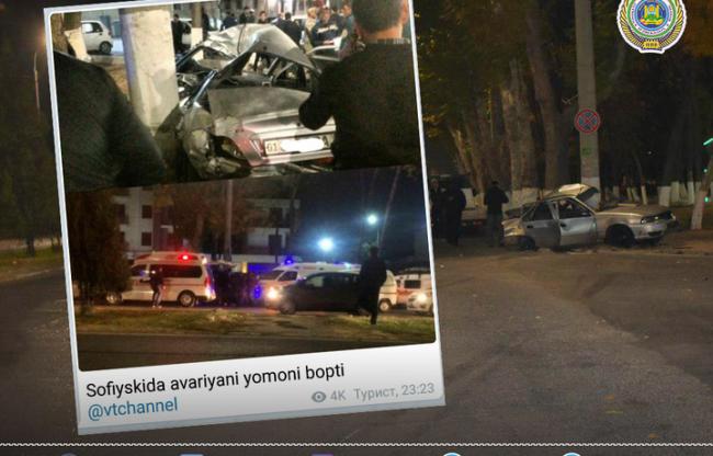 19-летний парень скончался в ночном ДТП в Ташкенте