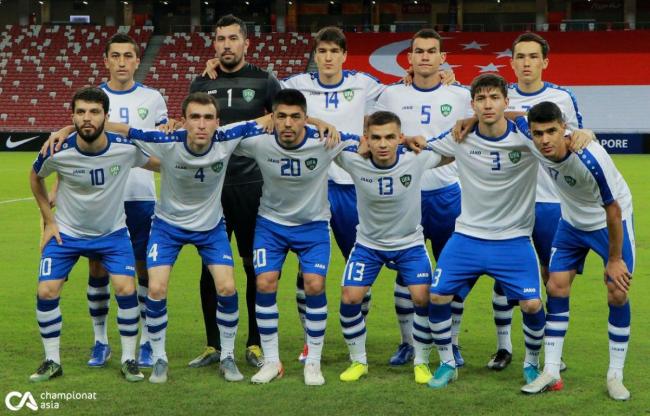 Сборная Узбекистана победила футболистов из Кыргызстана
