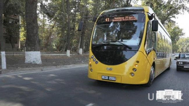 Количество электробусов в Ташкенте вырастет