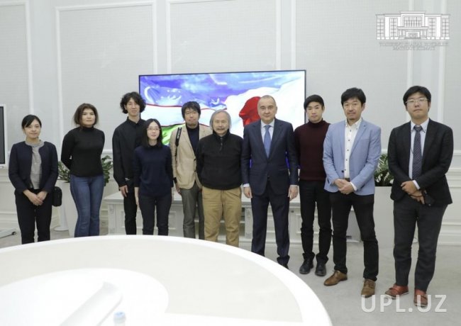 Японские журналисты встретились с хокимом Ташкента