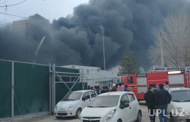 Видео: В строящемся исламском центре цивилизации произошел пожар