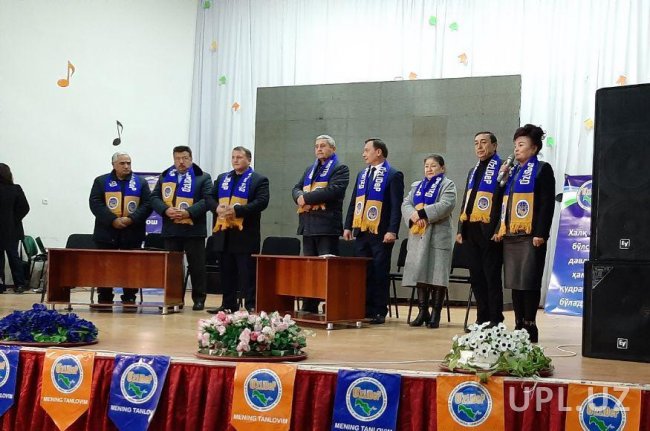 Представители УзЛиДеП встретились с избирателями Ташкентской области