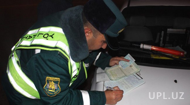 В Ташкенте начался рейд на водителей с незаконно установленными мигалками и сиренами