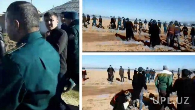 Видео: В Сурхандарьинской области произошла массовая драка между жителями и сотрудниками МВД