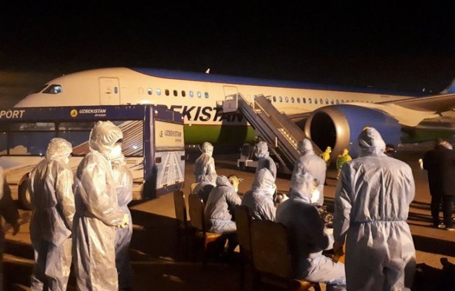 В Ташкент прибыл самолет из Сеула с 231 гражданами