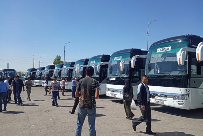 Движение общественного транспорта между Ташкентом и другими областями временно будет приостановлено