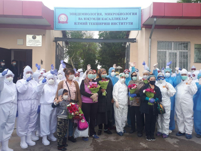 В Ташкенте 10 пациентов вылечились от коронавируса