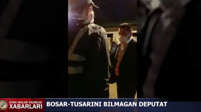 Видео: В Намангане депутат сорвал погоны правоохранителя