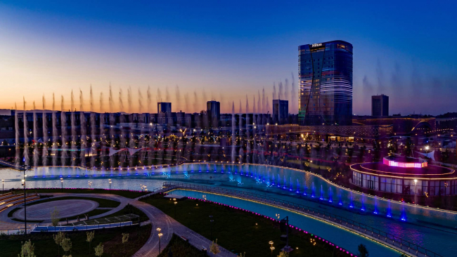 В столице заработал парк Tashkent City