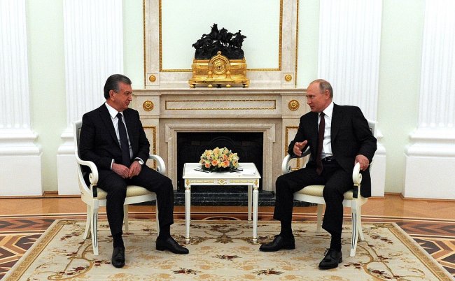 Видео: Шавкат Мирзиёев и Владимир Путин провели переговоры