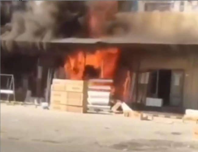 Видео: На рынке Джами произошел пожар