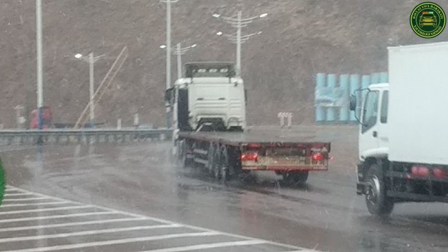 На территории Узбекистана начался снег