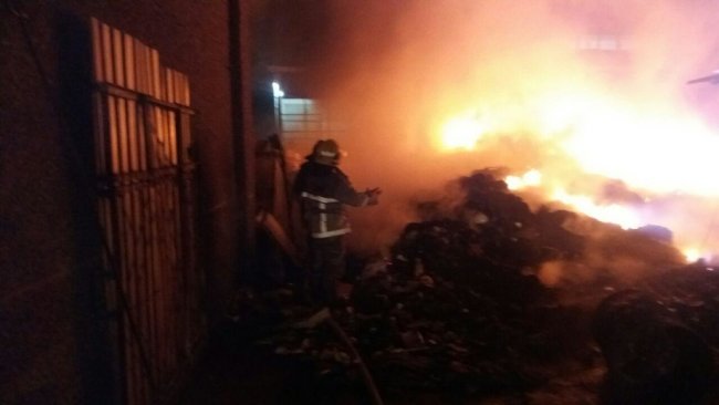 В одном из рынков Ташкента произошел пожар