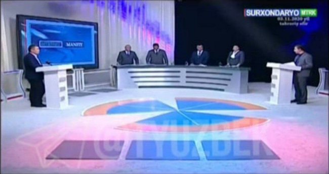 Видео: Заместитель хокима Кызырыкского района опозорился во время прямого эфира