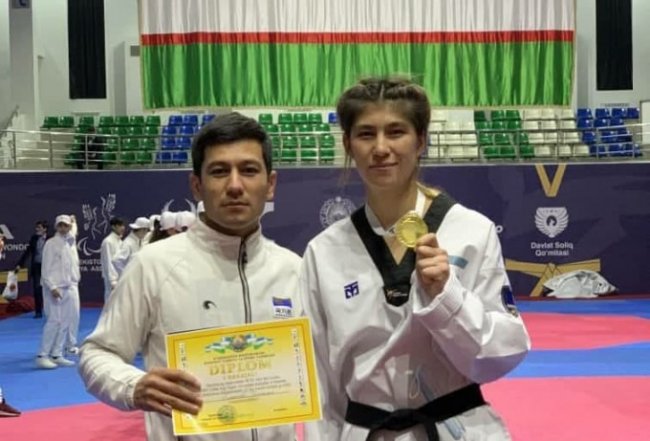 Избившая двух мужчин девушка из Намангана стала чемпионом Узбекистана по тхэквондо
