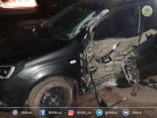 В Ташкенте автомойщик на автомобиле клиента попал в ДТП