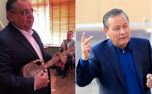 Видео: Хокимы двух областей Узбекистана показали свои музыкальные таланты