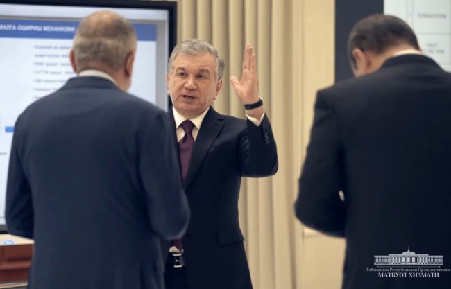 Видео: Президент раскритиковал хокима Ташкента