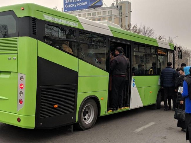 В Ташкенте закрыли один из автобусных маршрутов