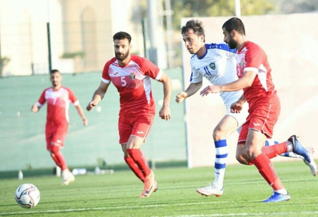 Сборная Узбекистана по футболу обыграла Иорданию