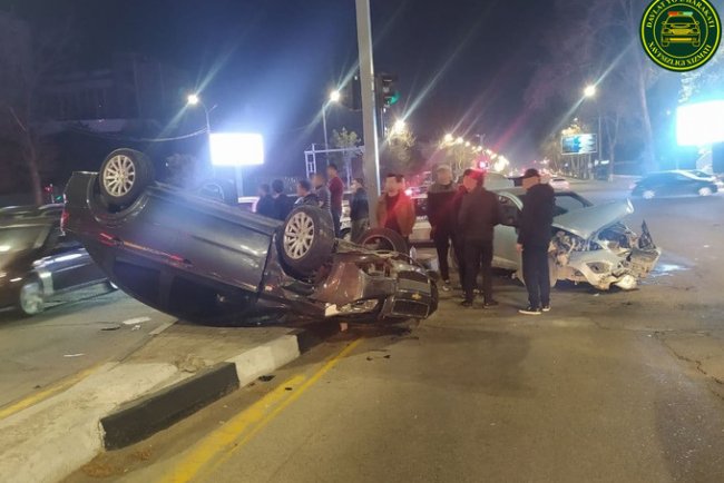 В Ташкенте произошло ДТП с участием пяти авто