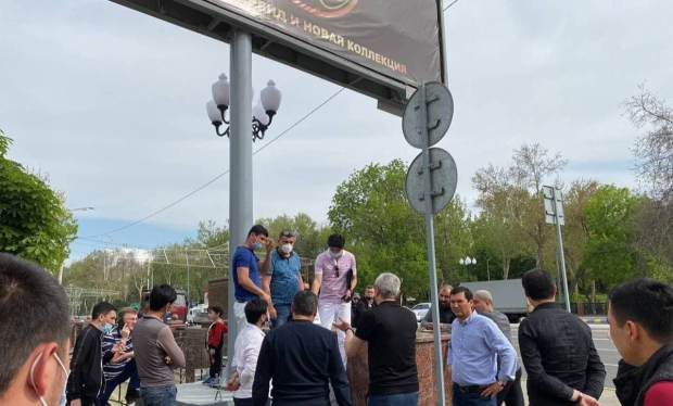 В Ташкенте начали ликвидировать наружную рекламу